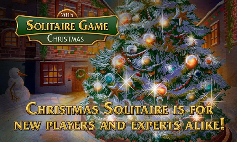 Android application Solitaire Game. Christmas screenshort