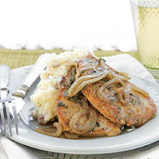 Pork Chops with Tarragon-Onion Gravy