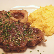 Same Time, Same Place Ossobuco and Saffron Polenta