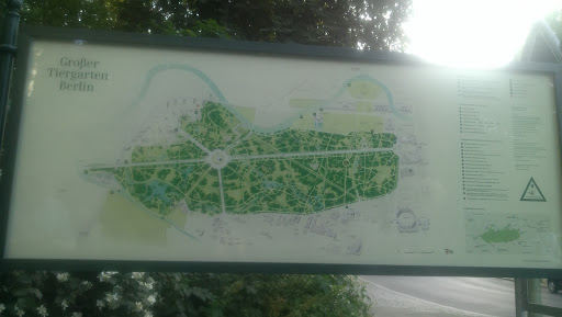 Lageplan vom Großen Tiergarten
