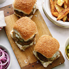 Lamb Burgers and Chunky Potato Wedges Recipe