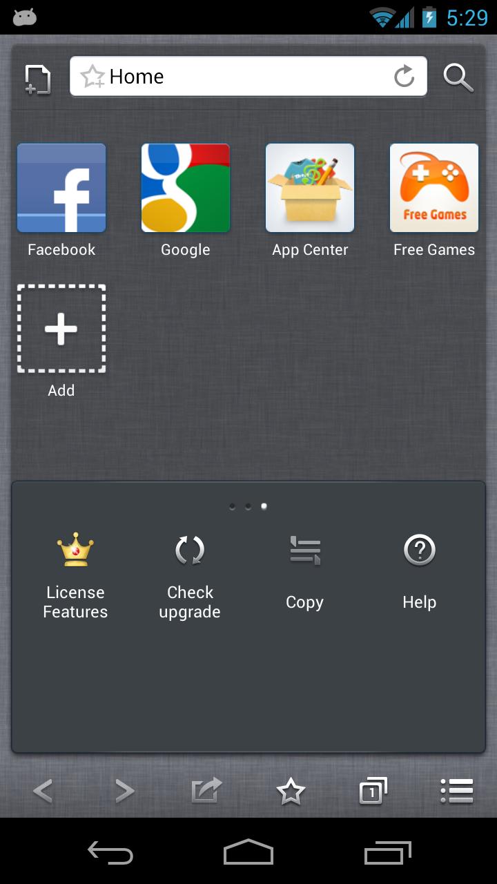 Android application Boat Browser Mini License Key screenshort