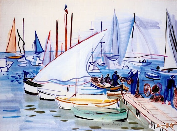 FishingBoatsAtCannes_c1940_NC