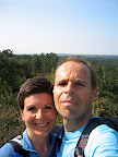 Kecily & Kristof sur Randweg - Parcours Duivelsboswandeling (blanc, 9km) - Groet Schoorl Forêt et Dunes