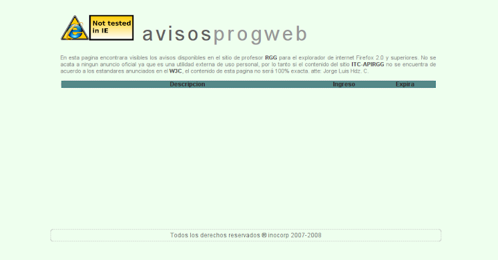 Avisos