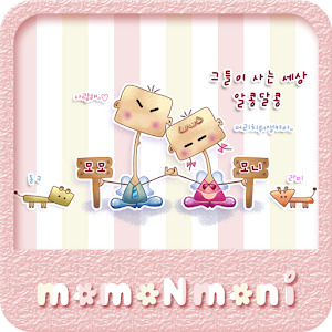 NK 카톡_모모N모니_그들이사는세상 카톡테마.apk 4.0
