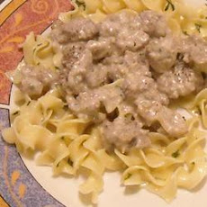 Ground Beef Stroganoff