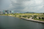 park along the lake