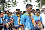 Urumi melam (traditional drum beat) group