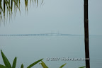 Penang bridge as seen from the jetty