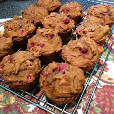 Fresh Cranberry Pumpkin Muffins