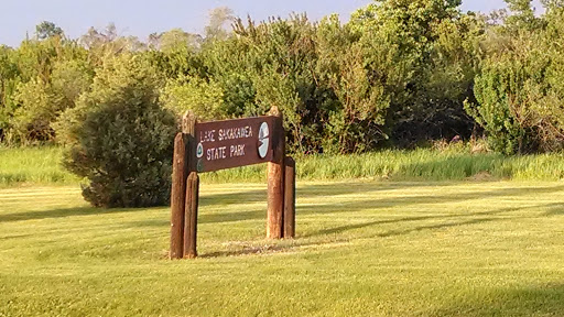 Lake Sakakawea State Park Sign