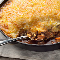 Eggplant and Mushroom Polenta Bake Recipe