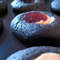 Santa's Chocolate Thumbprint Cookies