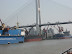 Nanpu Bridge on the Huangpu River-- it reminds us of the Zakim Bridge in Boston, Massachusetts!