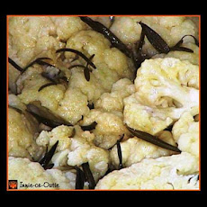 Grilled Foil-Wrapped Rosemary Cauliflower