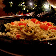 Easy  Pesto Alfredo  Fettuccini