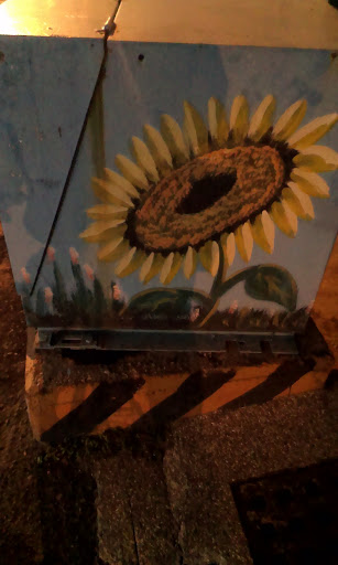 彩繪變電箱-向日葵
