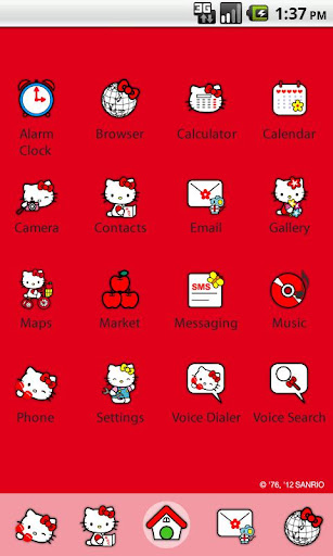 【免費個人化App】Hello Kitty Fun Theme-APP點子