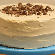 Pecan-Espresso Birthday Cake with Coffee Icing