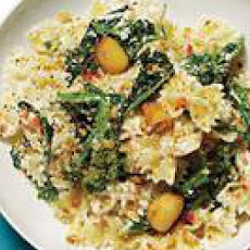 Bowties and Spicy Broccoli Rabe with Crunchy Crumbs