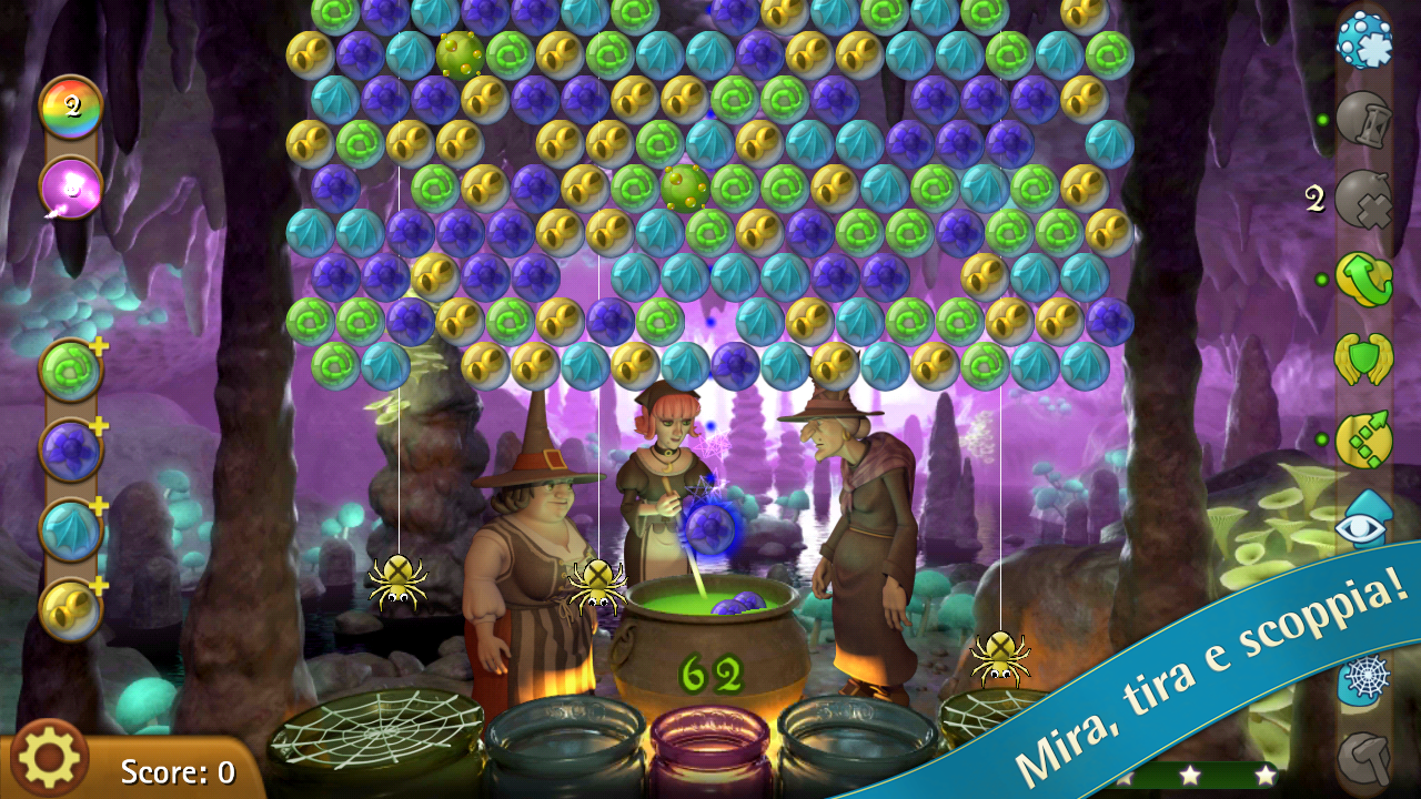 Android application Bubble Witch Saga screenshort