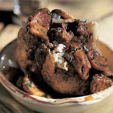 Beef Bourguignonne-Topped Potatoes