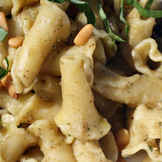 French in a Flash: Campanelle with Eggplant Caviar
