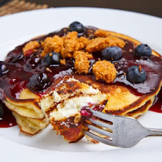 Blueberry Cheesecake Pancakes