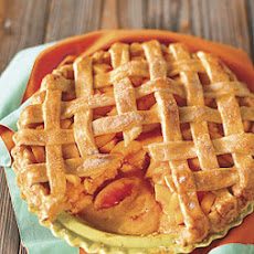 Peach Lattice Pie