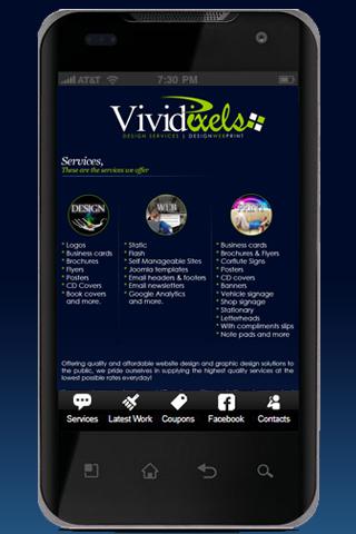 【免費商業App】Vivid Pixels Design Services-APP點子