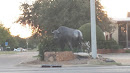 Stripes Buffalo Statue 