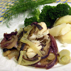 Baked Cod Fish With Anise
