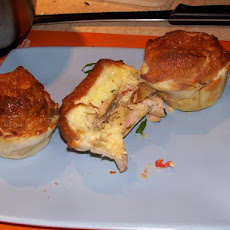 Individual Savoury Rabbit Puddings - from Leftover Roast