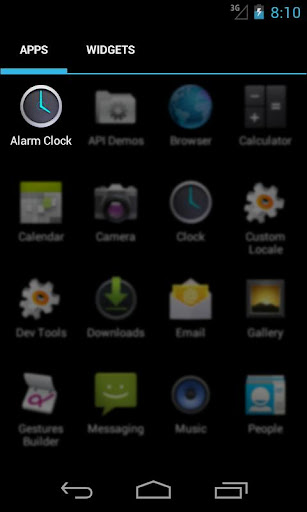 Alarm Clock Launcher Old