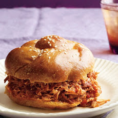 Slow-Cooker Spicy Buffalo Chicken Sandwiches