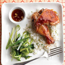 Teriyaki Chicken with Roasted Scallions