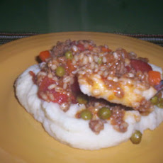 Beef Barley Skillet