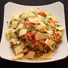 Bulgur Salad With Grapes and Feta Cheese