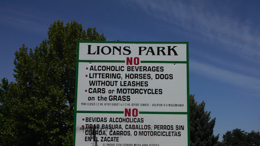 Lions Park South Entrance