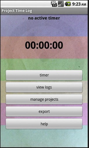 Project Time Log