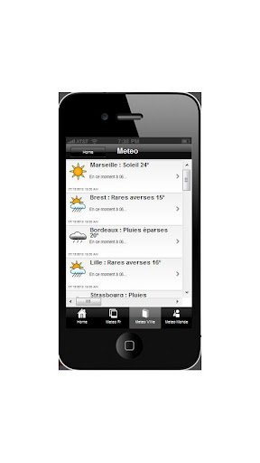 meteo for android screenshot