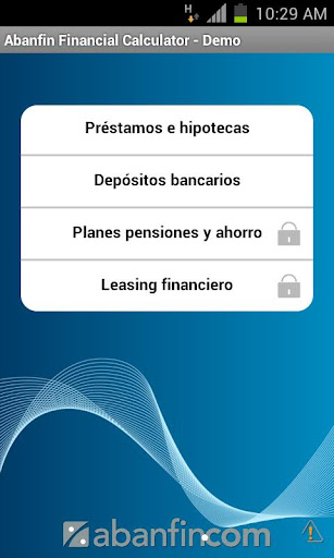 Abanfin Financial Calculator