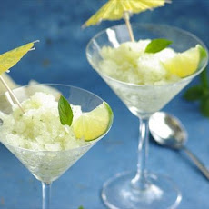 Cantaloupe-Lime-Granita