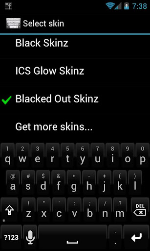 Blacked Out Keyboard Skinz