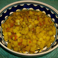 Aloo Matar Ki Sabzi  (Potato N Peas Curry)