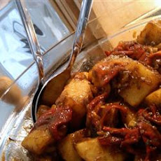 Roasted Potato and Garlic Salad