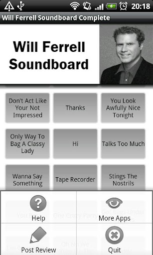 【免費娛樂App】Will Ferrell Sounds Complete-APP點子