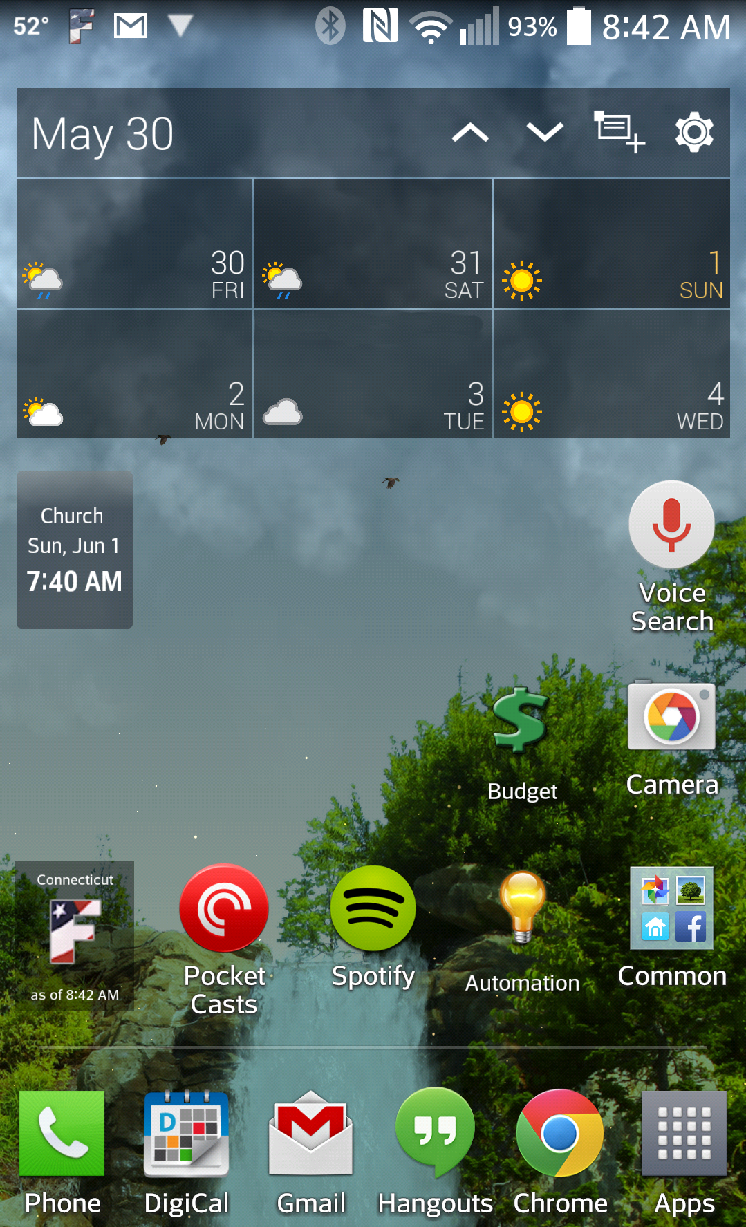 Android application Flagnotify Widget screenshort