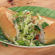 Vietnamese-Style Marinated and Grilled Pork Poboy (Banh Mi)